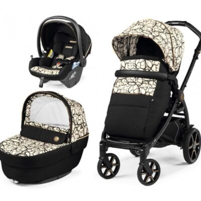 Peg Perego Trio Veloce Lounge Modular Graphic Gold con borsa