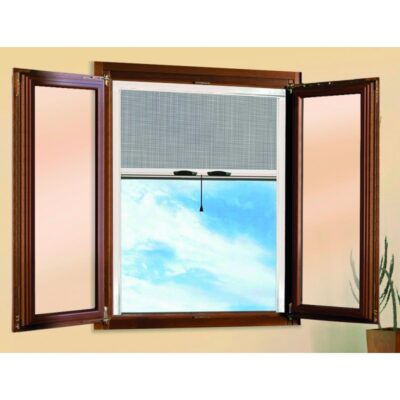 ZANZARIERA A RULLO IN KIT CON ACCESSORI RAL 1013 cm 170×100