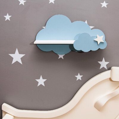 Mobile Per Bambini Cloud, Blu, Bianco, L40xP10xA23 Cm