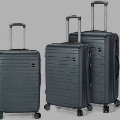 TROLLEY ABS 3PEZZI VERDE BZ5598V