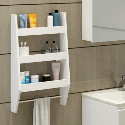 Pensile Teresa, Bianco, L50xP14xA80 Cm