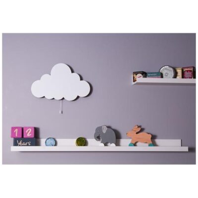Luci Per Bambini Cloud, Bianco, L40xP3xA25 Cm