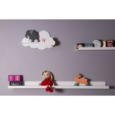 Mobile Per Bambini Cloud, Bianco, Rosa, L40xP10xA23 Cm