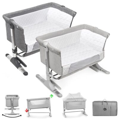 Teeny culla co-sleeping grigio chiaro