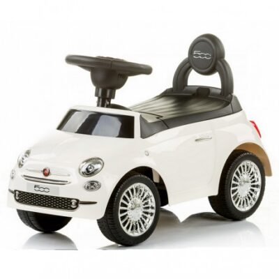 Macchina cavalcabile Fiat 500 Bianca