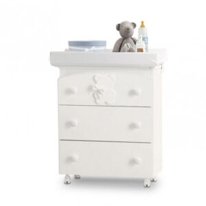 FASCIATOIO CON CASSETTIERA Funky Bianco