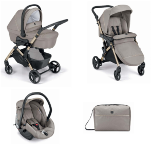 Trio Cam Fluido Easy Beige Con Telaio Oro