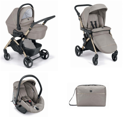 Trio Cam Fluido Easy Beige Con Telaio Oro