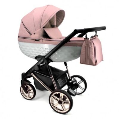 ADBOR STROLLER OXV-3D Rosa E Bianco