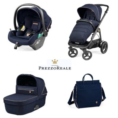 PegPerego Veloce TC Town & Country Blue Shine con Borsa in Regalo