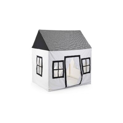 Grande Casa Bianca e Nera in Cotone – 125x95x145 cm