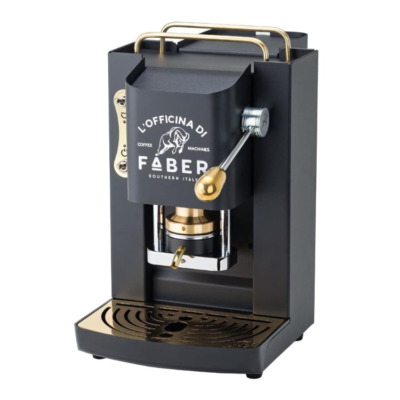 Faber macchina da caffè a cialde pro deluxe mat black