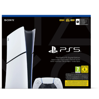 Sony PlayStation 5 Slim Digital 1.02 TB Wi-Fi Nero e Bianco GARANZIA ITALIA