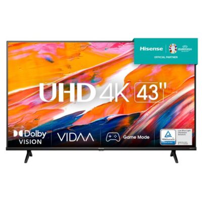 Hisense 43A6k – Led Tv 43 (108cm) – Uhd 4k – Dolby Vision – Smart Tv – 3 X Hdmi – GARANZIA ITALIA