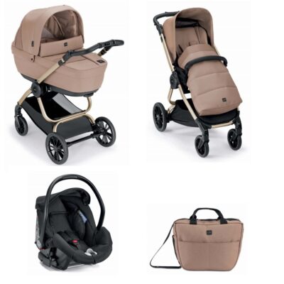 Cam Techno+Mod Babila Trio 562 Seggiolino Auto Area Zero+ 2024(beige-Marronelegno)