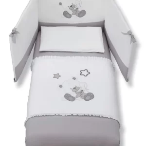 Azzurra Design Corredino Tessile Per Lettino Contact Dido Grigio