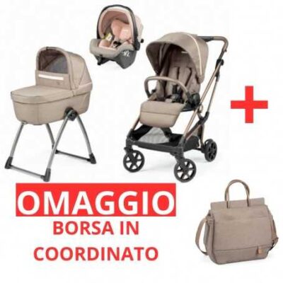 Trio PEG PEREGO VIVACE BELVEDERE SLK MON AMOUR TRIO 2024 CON HOME STAND E BORSA IN OMAGGIO