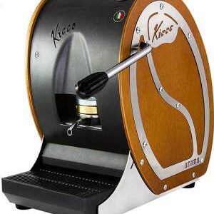 Aroma Kicco Legno Macchina da Caffè Cialde 44mm Ciliegio