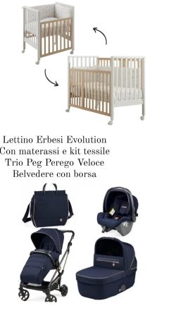 Kit Nascita Trio Peg Perego – Letttino Erbesi Evolution