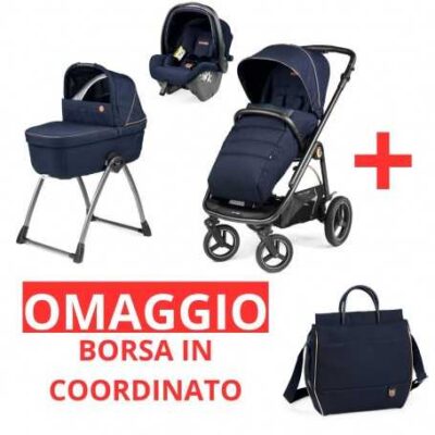 Peg Perego Trio Veloce  Belvedere SLK Modular (Blue Shine)+Borsa In Omaggio 2024