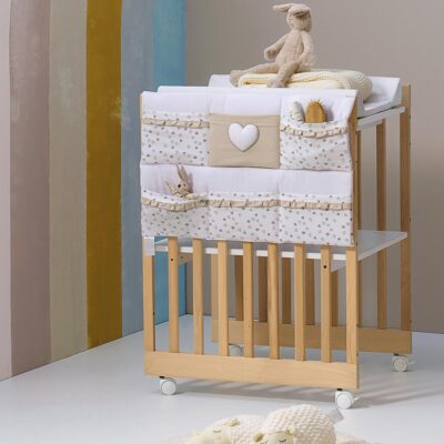 LEONARDO FASCIATOIO CON PORTAOGGETTI NATURALE