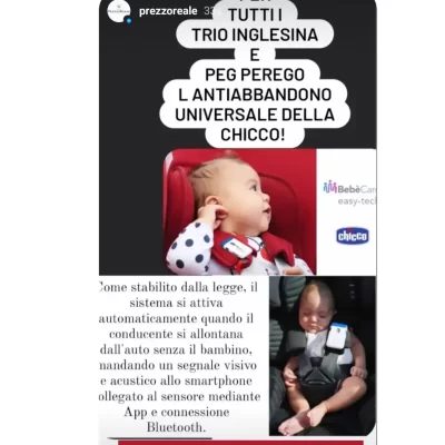 In regalo Antiabbandono Chicco per Tutti i Trio Inglesina  fino al 28 giugno