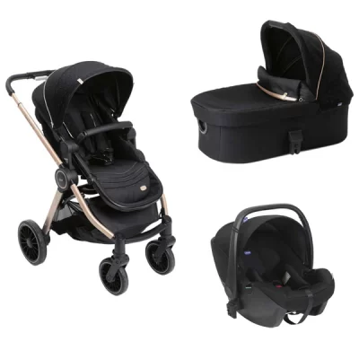 Trio Best Friend Chicco Black Re-Lux
