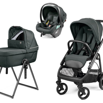 Trio PEG PEREGO – Trio Veloce 2025 Metal Con Seggiolino Auto Lounge con Borsa In Regalo