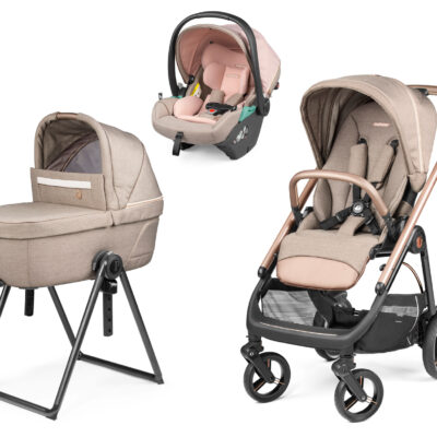 Trio PEG PEREGO – Trio Veloce 2025 Mon Amour Con Seggiolino Auto Lounge com Borsa in Regalo