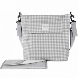 Borsa Per Passeggino I Love Vichy Grigio