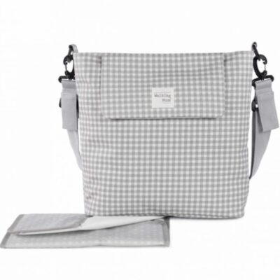 Borsa Per Passeggino I Love Vichy Grigio