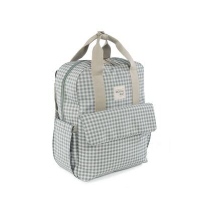 Zaino Per Passeggino I Love Vichy Verde