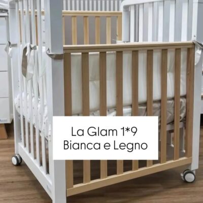PROMO GLAM 1*9 BIANCA e LEGNO