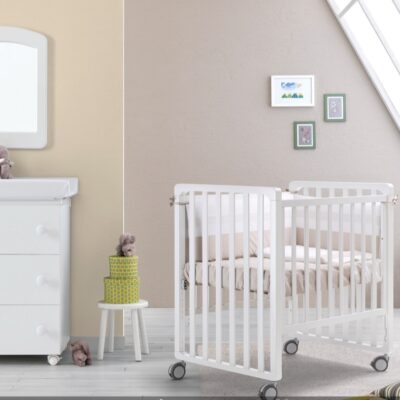 Lettino BIANCO Trasformer Pali 9in1 Completo