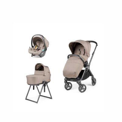Trio Switch + Culla Flex Con Seggiolino Auto Primo Viaggio Lounge Isize (Desert)
