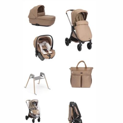 Trio Bellagio 2 2026 Gran Comfort caramel con Seggiolino Auto First Seat Recline i-size con Lullaglide in regalo BLOCCA LA PROMO!