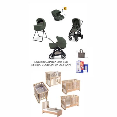 INGLESINA APTICA 2026 EVO
INFINITO CUORICINI DA O a 8 ANNI