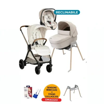 PROMOZIONE Chicco Trio Bellagio 2 Gran Comfort Amber Glow con Seggiolino Auto First Seat Recline i-size (Amber Glow)