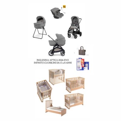 INGLESINA APTICA 2026 EVO
INFINITO CUORICINI DA O a 8 ANNI
