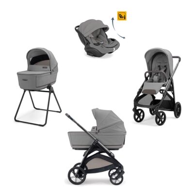 Prenota System Quattro Inglesina Aptica 2026 Darwin recline Evo CRYSTAL GREY con Borsa in regalo