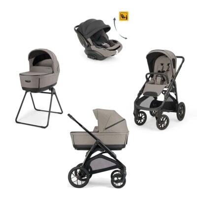 Prenota Aptica xt system quattro TUNDRA BEIGE con borsa in regalo e seggiolino auto darwin infant recline evo – inglesina
