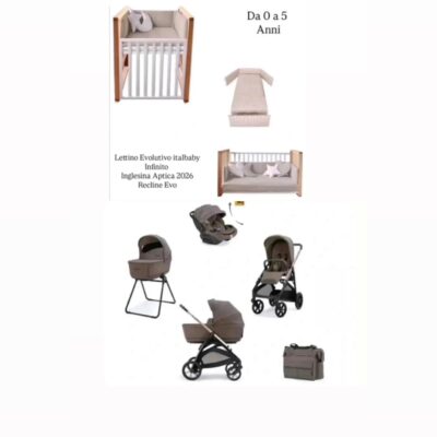 Kit infinito Italbaby e Aptica 2026 recline evo MOKKA