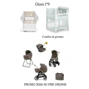 Kit Promo Inglesina Aptica Recline Evo e Glam 1*9