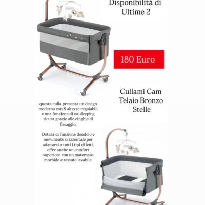 cullami cam telaio bronzo stelle PROMO A TEMPO