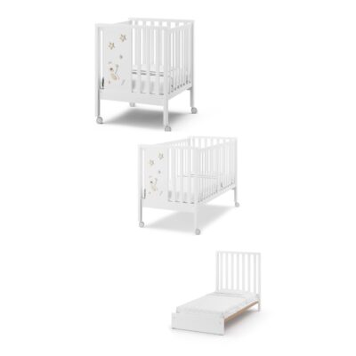 Erbesi Lettino Maxi Cucu’ Full Bianco PROMOZIONE LIMITATA