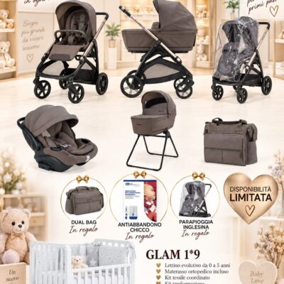 Disponibilità Limitata Trio Aptica 2026 Recline Evo con Glam 1*9
