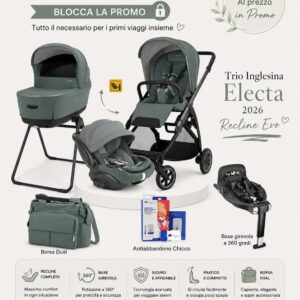 Trio Inglesina electa 2026 Recline evo Promozione Limitata