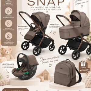Trio Snap Foppapedretti  con borsa
